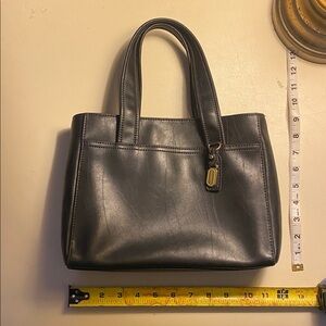 Black Leather Handbag Liz Claiborne
